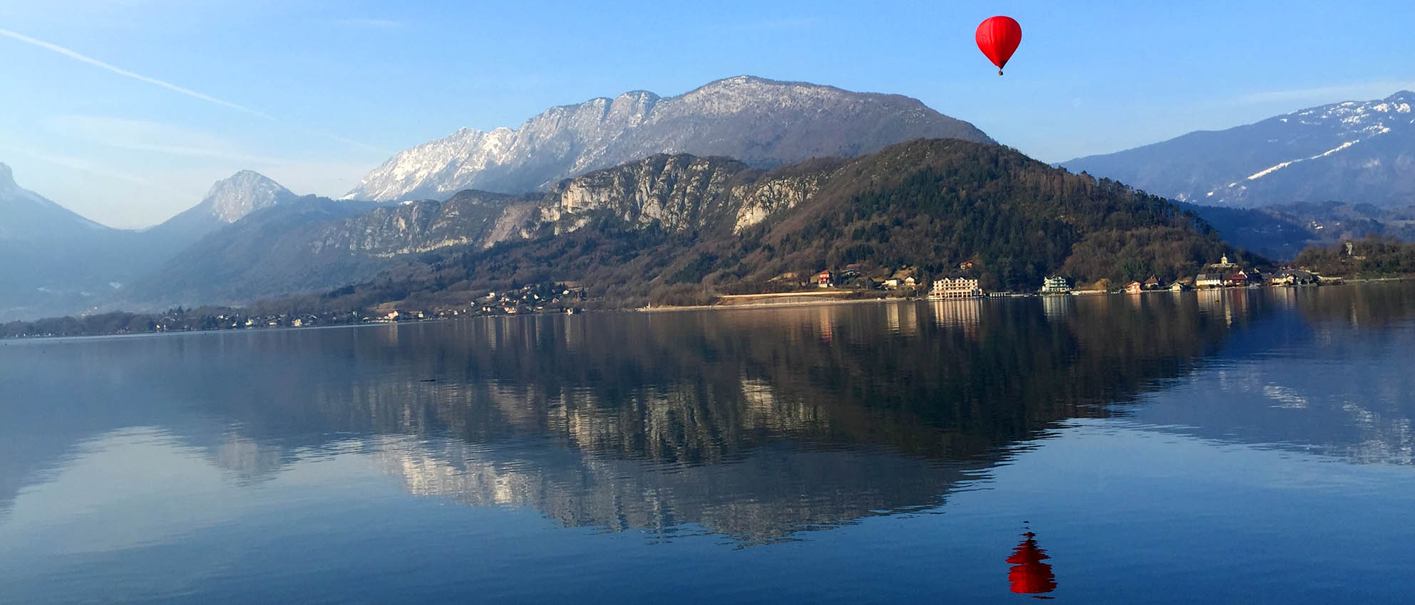 Cadeau Noël : Offrez un baptême en montgolfière au dessus du lac d’Annecy