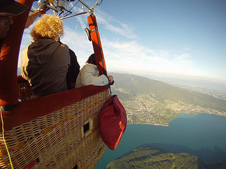 Vol Montgolfiere St Valentin Love Flight Montgolfiere Annecy