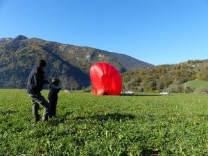 préparation montgolfiere