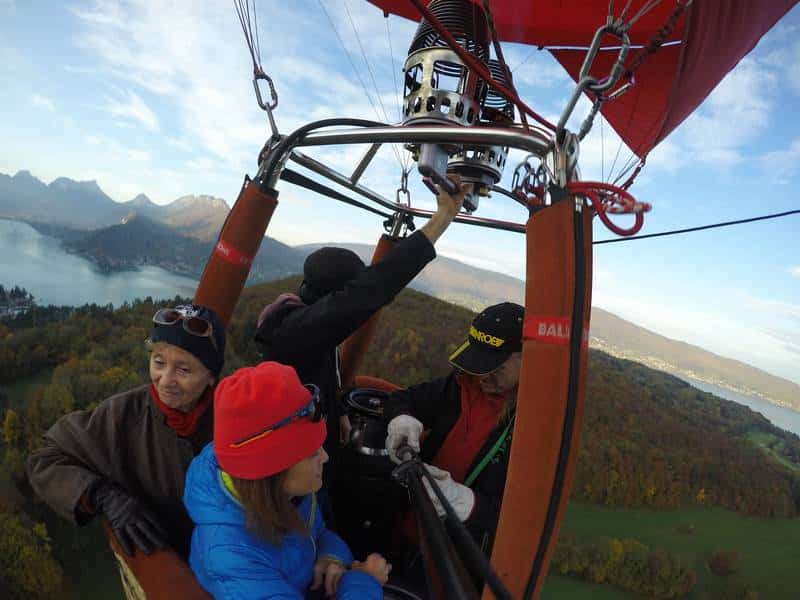 Vol en montgolfière à Annecy, en Haute-Savoie