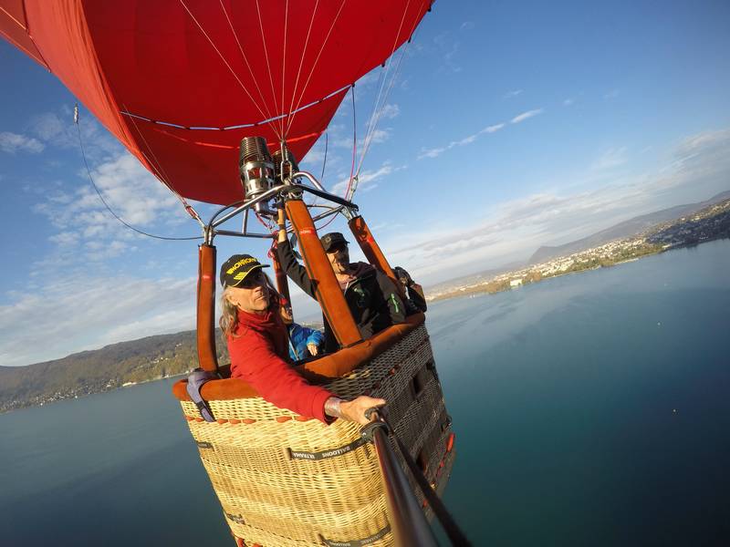 Vol d’automne en Montgolfière à Annecy